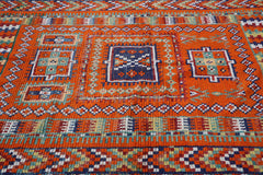 Old Berber Tribal Wool Rug 232 x 142 cm (7.61 x 4.66 ft)