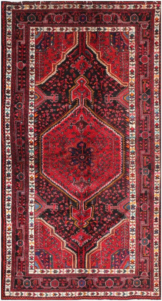 Persian Qashqai Tribal Wool Rug 250 x 150 cm (8.20 x 4.92 ft)