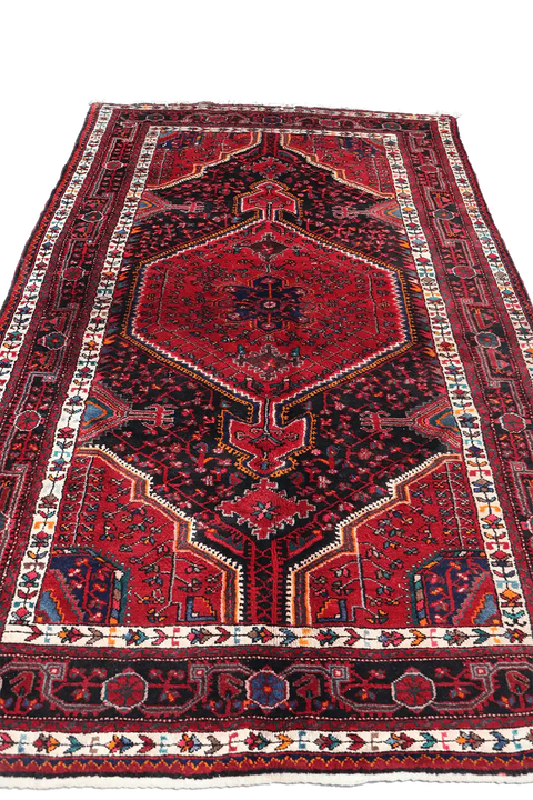 A Persian Qashqai Tribal Wool Rug 