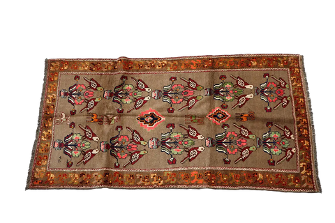 A Persian Gabbeh Tribal Wool Rug