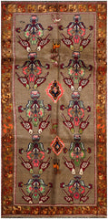 Persian Qashqai Tribal Wool Rug 286 x 152 cm (9.38 x 4.99 ft)