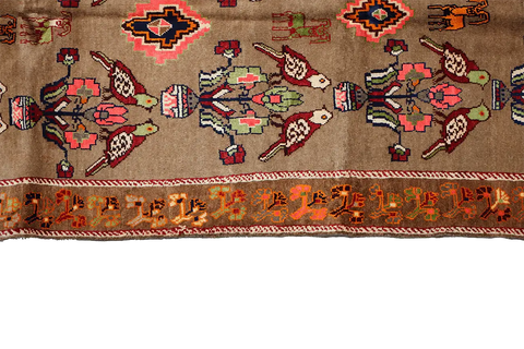 A Persian Gabbeh Tribal Wool Rug