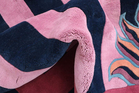 A modern contemporary wool rug 