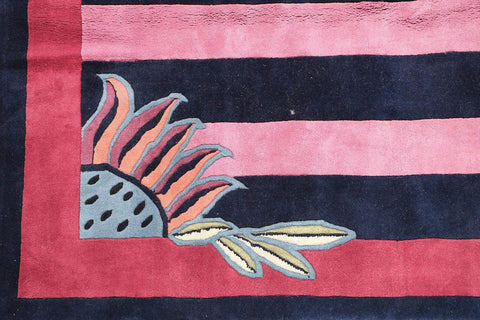 A modern contemporary wool rug 