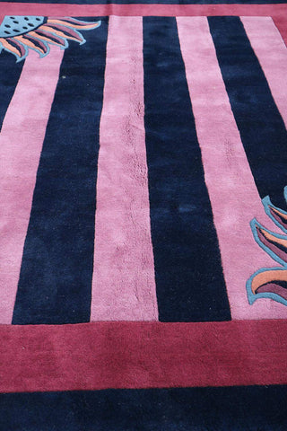 A modern contemporary wool rug 