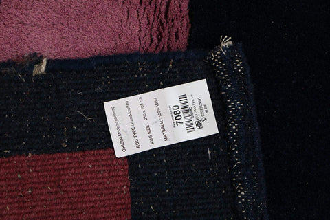 A modern contemporary wool rug 
