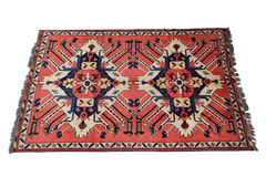 Afghan Karegah Wool Rug 270 x 210 cm (8.86 x 6.89 ft)