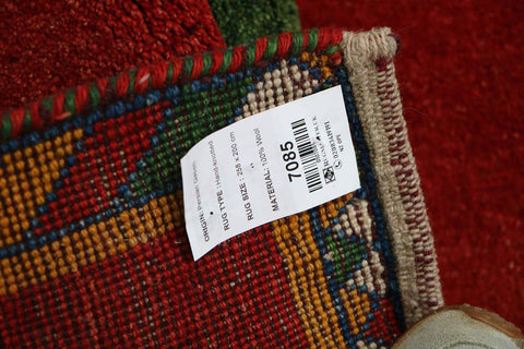 A Persian Gabbeh Tribal Wool Rug