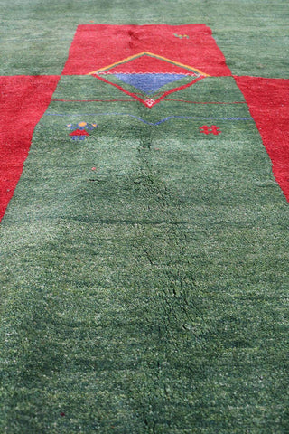 A Persian Gabbeh Tribal Wool Rug