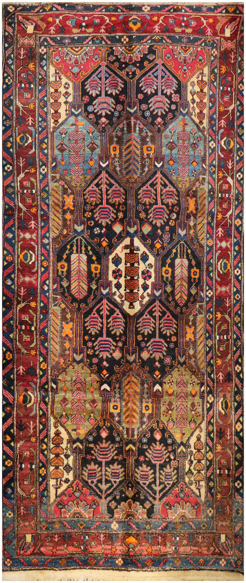 A traditional Bakhtiar tribal rug 