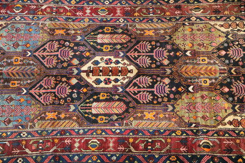 A traditional Bakhtiar tribal rug 