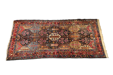 A traditional Bakhtiar tribal rug 