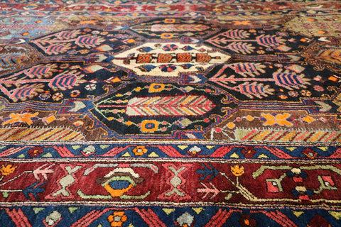 A traditional Bakhtiar tribal rug 