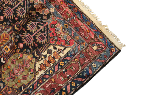 A traditional Bakhtiar tribal rug 