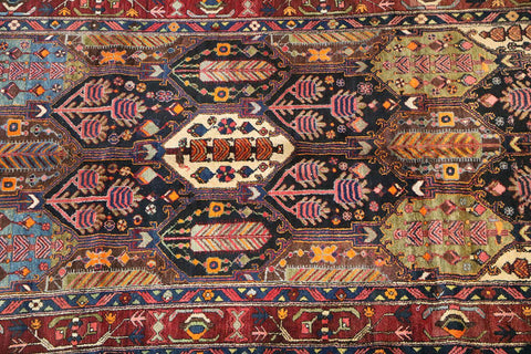A traditional Bakhtiar tribal rug 