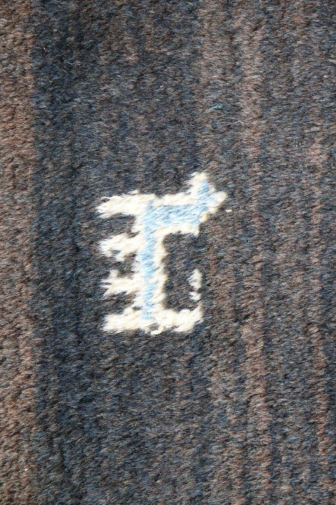 A rectangular Gabbeh Tribal Wool Rug