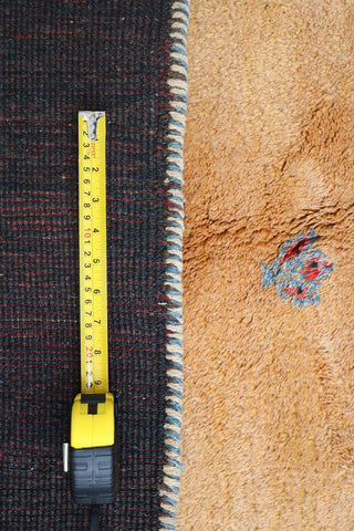 A rectangular Gabbeh Tribal Wool Rug