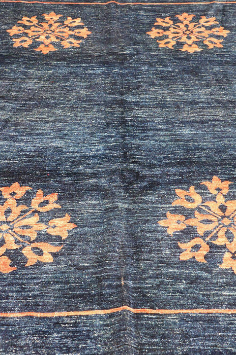 A modern contemporary tribal rug