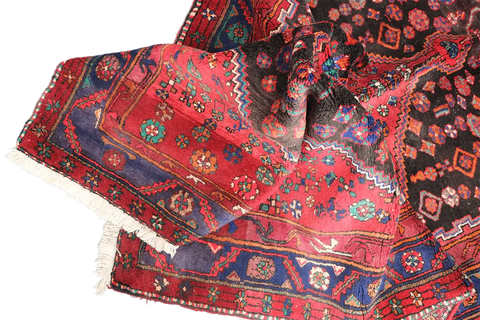 A vibrant Persian Zanjan Tribal Rug