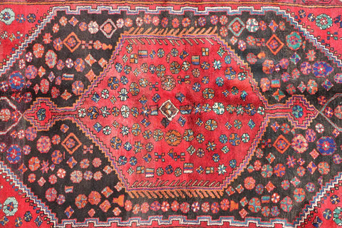 A vibrant Persian Zanjan Tribal Rug