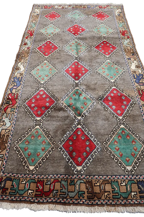 A rectangular Persian Qashqai Tribal Rug 