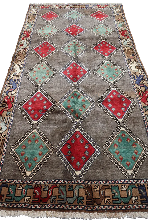 A rectangular Persian Qashqai Tribal Rug 