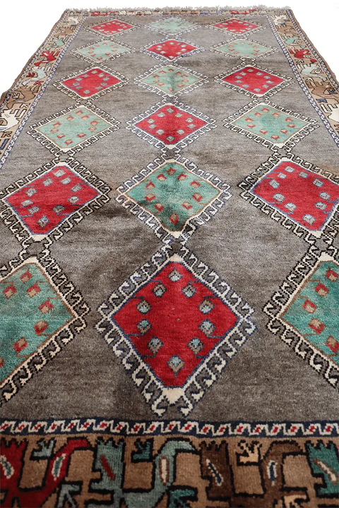 A rectangular Persian Qashqai Tribal Rug 