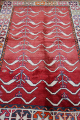 Persian Qashqai Tribal Wool Rug 225 x 125 cm (7.38 x 4.10 ft)