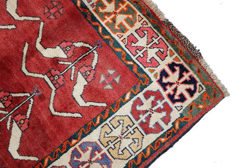 A Persian Qashqai Tribal Wool Rug