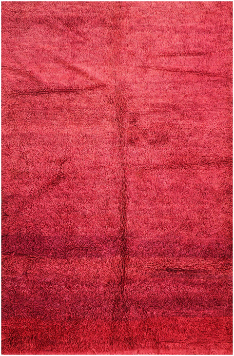 A rectangular, flatweave rug