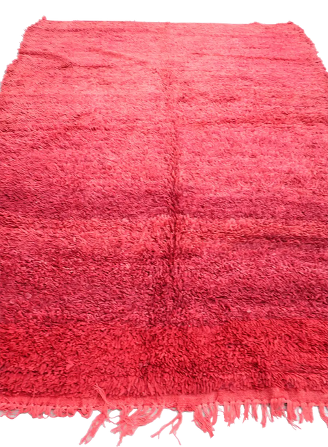 A rectangular, flatweave rug