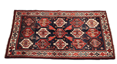 Tribal Qashqai Wool Rug 230 x 135 cm (7.55 x 4.43 ft)