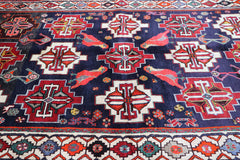 Tribal Qashqai Wool Rug 230 x 135 cm (7.55 x 4.43 ft)