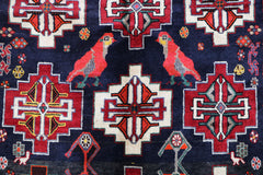 Tribal Qashqai Wool Rug 230 x 135 cm (7.55 x 4.43 ft)