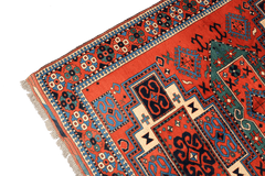 Afghan Tribal Wool Rug 230 x 175 cm (7.55 x 5.74 ft)