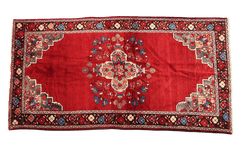 Hamedan Tribal Wool Rug 261 x 147 cm (8.56 x 4.82 ft)