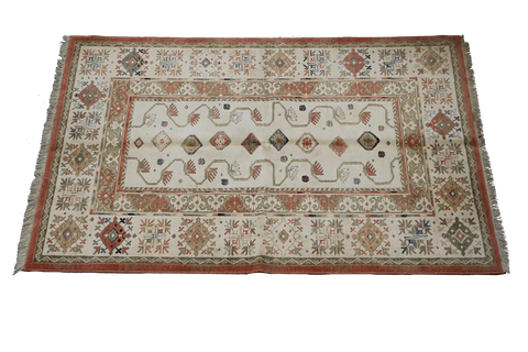A Milas tribal wool rug 