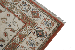 Power Loom Milas Tribal Rug Wool 226 x 168 cm (7.41 x 5.51 ft)