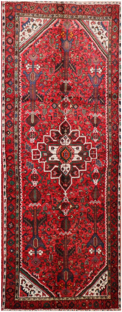 Hamdan Tribal Wool Rug 274 x 137 cm (8.99 x 4.49 ft)