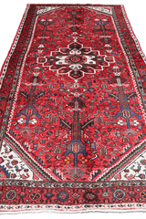 Hamdan Tribal Wool Rug 274 x 137 cm (8.99 x 4.49 ft)