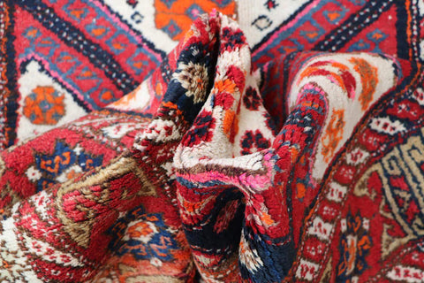 A rectangular Old Tabriz wool rug