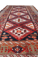 Old Tabriz Wool Rug 285 x 133 cm (9.35 x 4.36 ft)