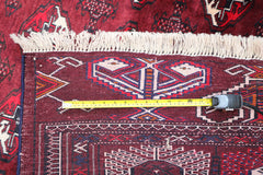 Turkeman Tribal Wool Rug 300 x 215 cm (9.84 x 7.05 ft)