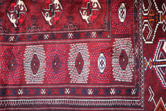 Turkeman Tribal Wool Rug 300 x 215 cm (9.84 x 7.05 ft)