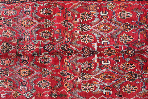 A rectangular Tribal Qashqai wool rug