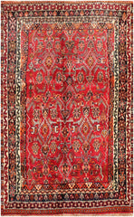 Tribal Qashqai Wool Rug 240 x 161 cm (7.87 x 5.28 ft)