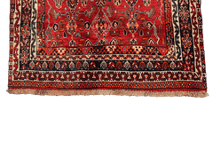 Tribal Qashqai Wool Rug 240 x 161 cm (7.87 x 5.28 ft)