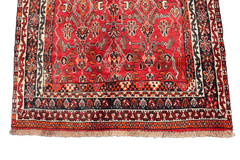 Tribal Qashqai Wool Rug 240 x 161 cm (7.87 x 5.28 ft)