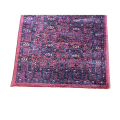 75 x 60 cm Afghan Tribal Red Small Rug - Rugoutlet