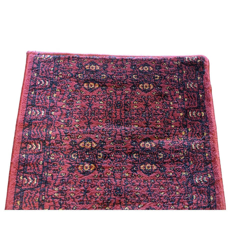 75 x 60 cm Afghan Tribal Red Small Rug - Rugoutlet